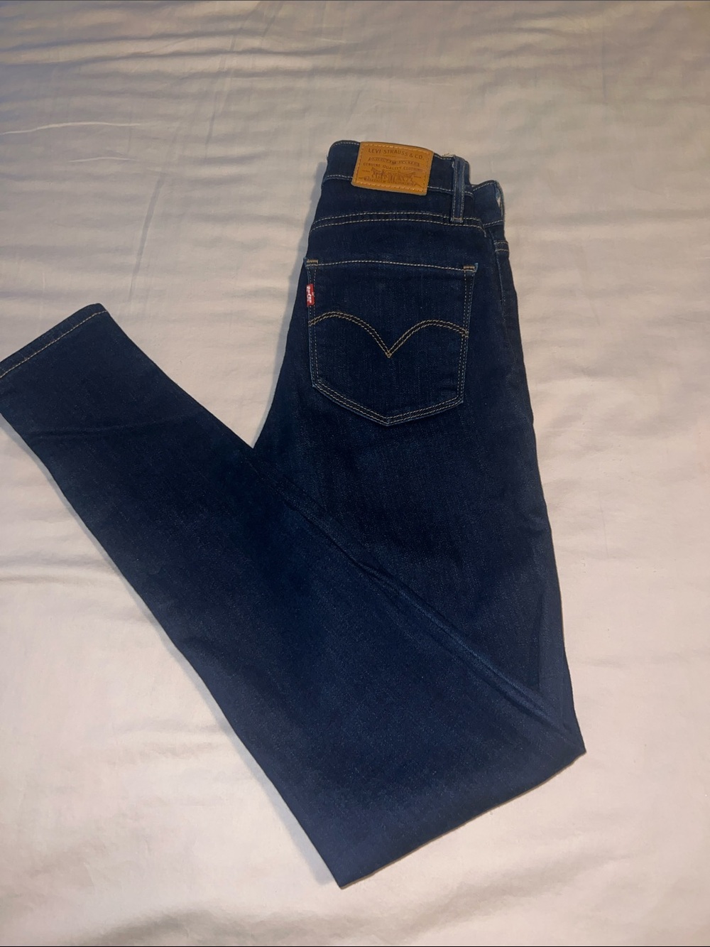 Levi's Slim Fit Jeans in Dark Indigo Blue